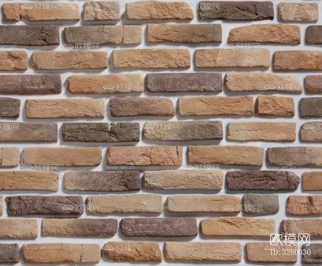 文化石砖石墙面材质下载（渲染图8）