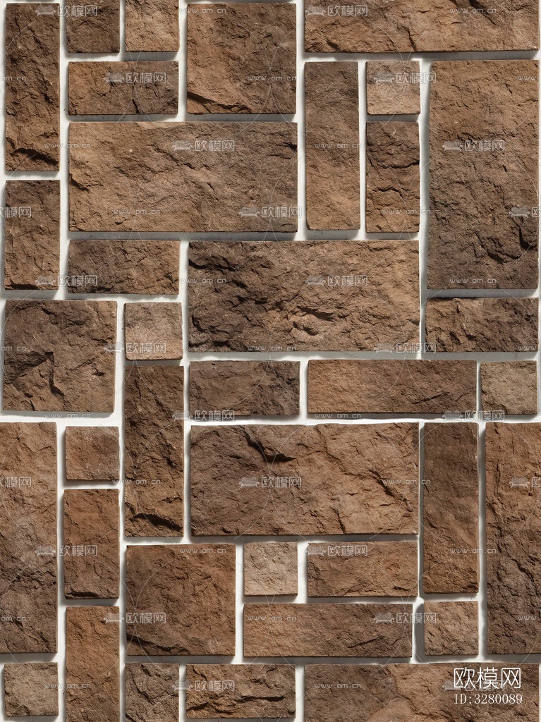 文化石墙面材质下载（渲染图6）