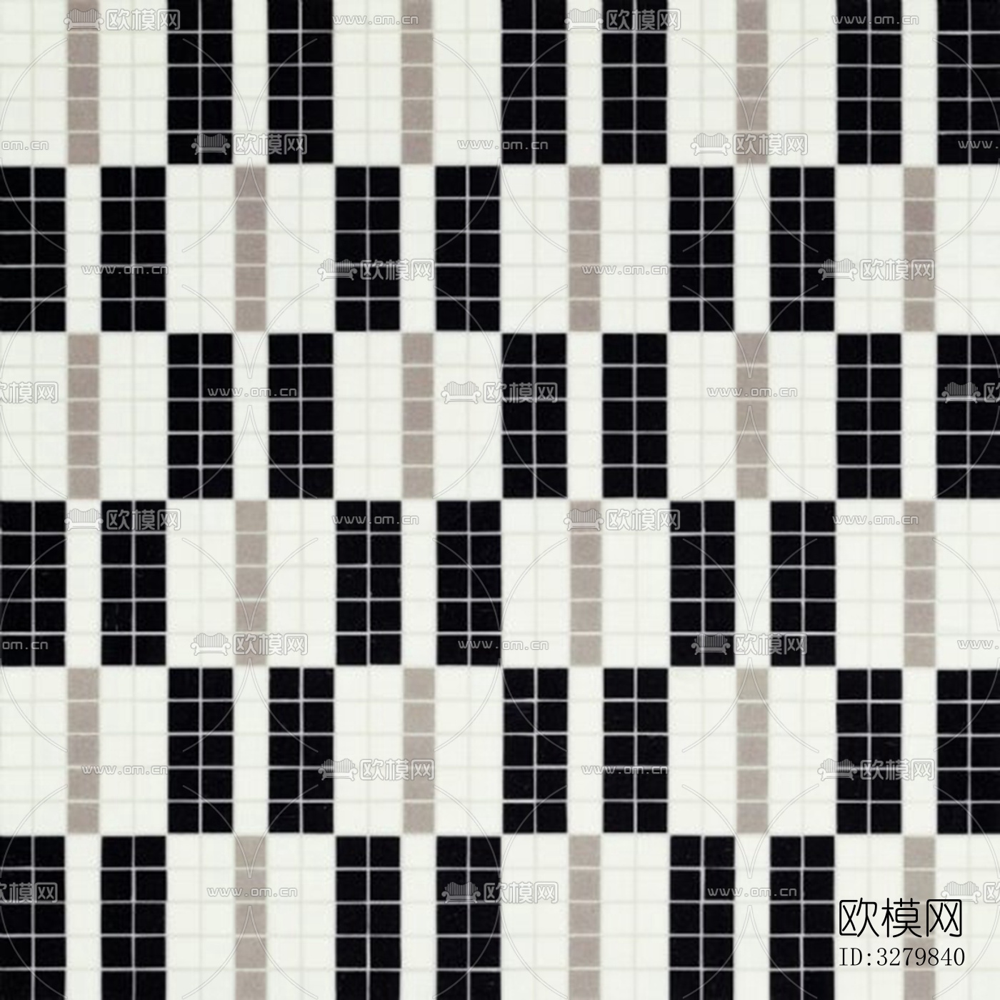 马赛克拼花砖图案下载（渲染图5）