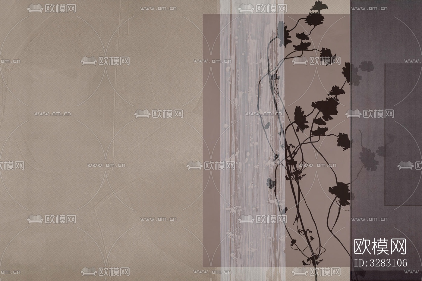 撞色植物壁纸下载