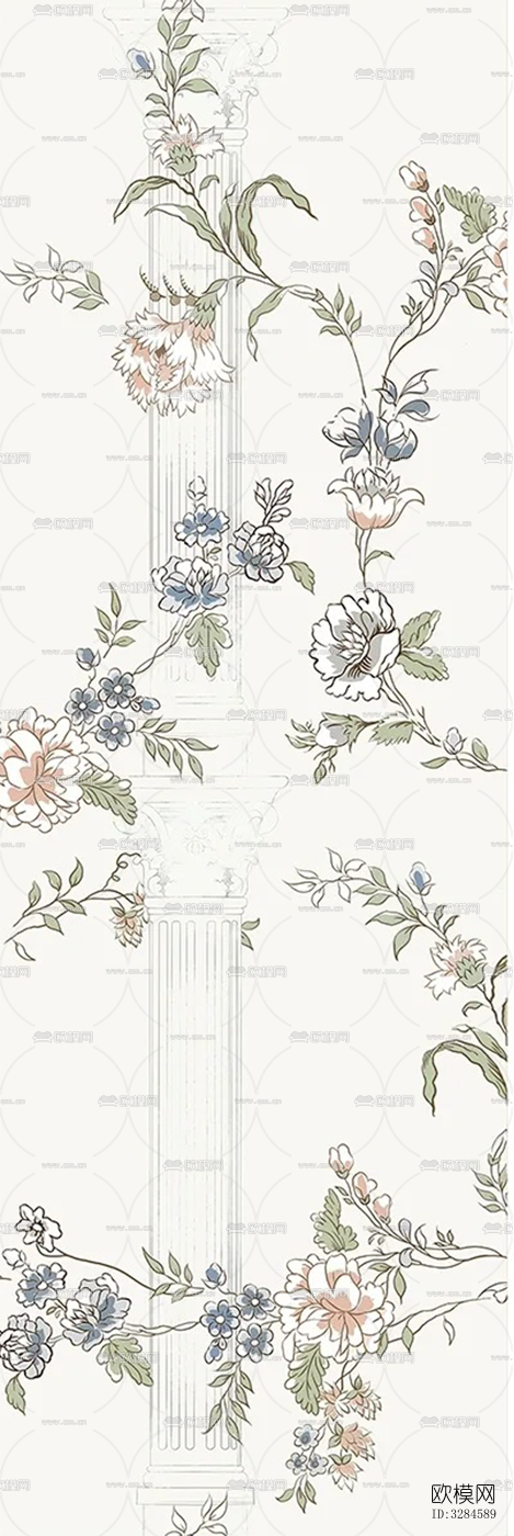 法式风格花砖下载
