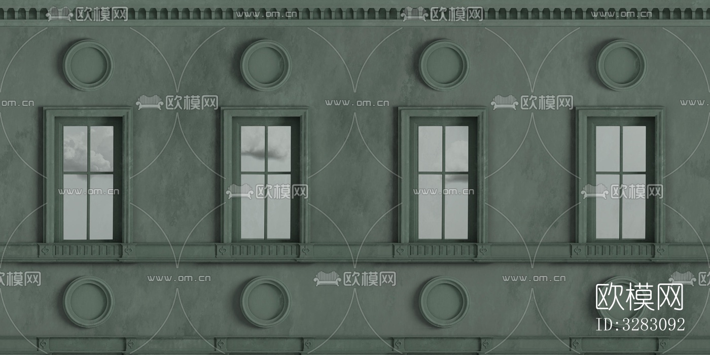 绿色几何壁纸下载