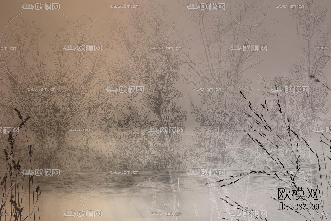 渐变植物壁纸下载