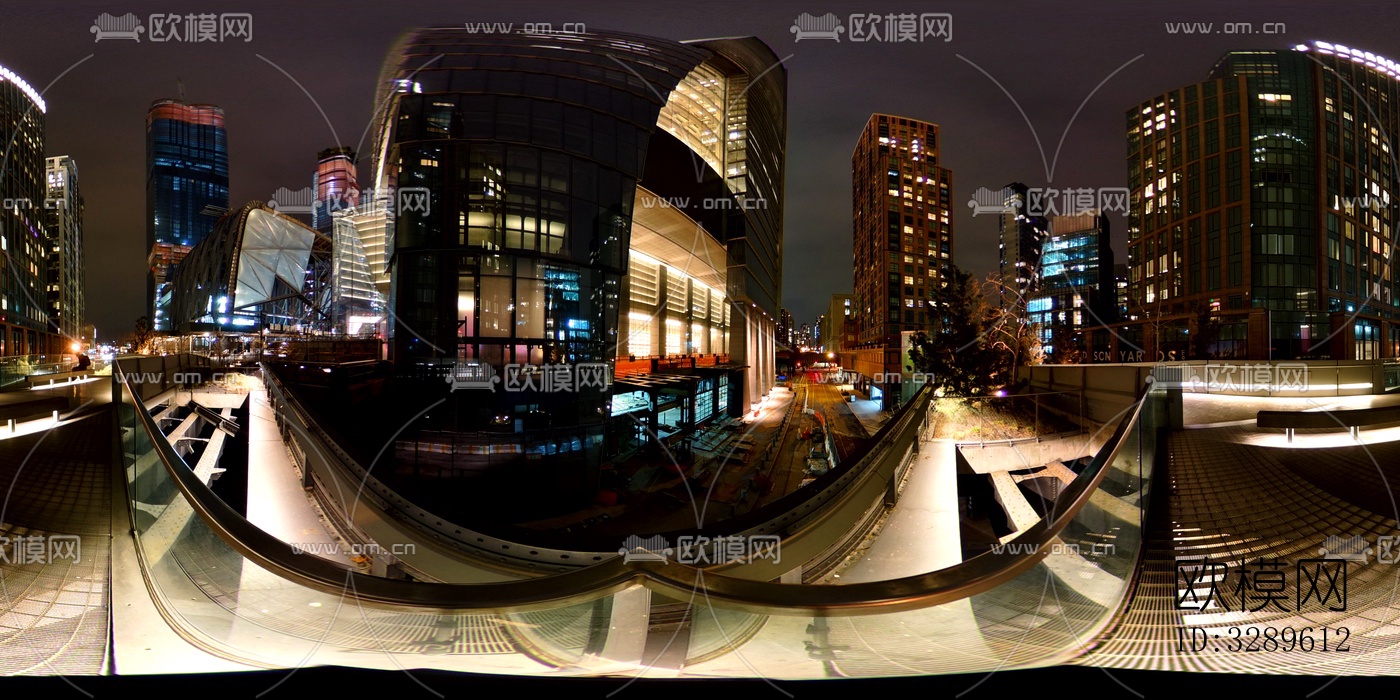 HDR城市街道夜景下载