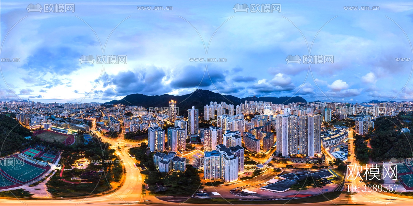 HDR城市黄昏下载