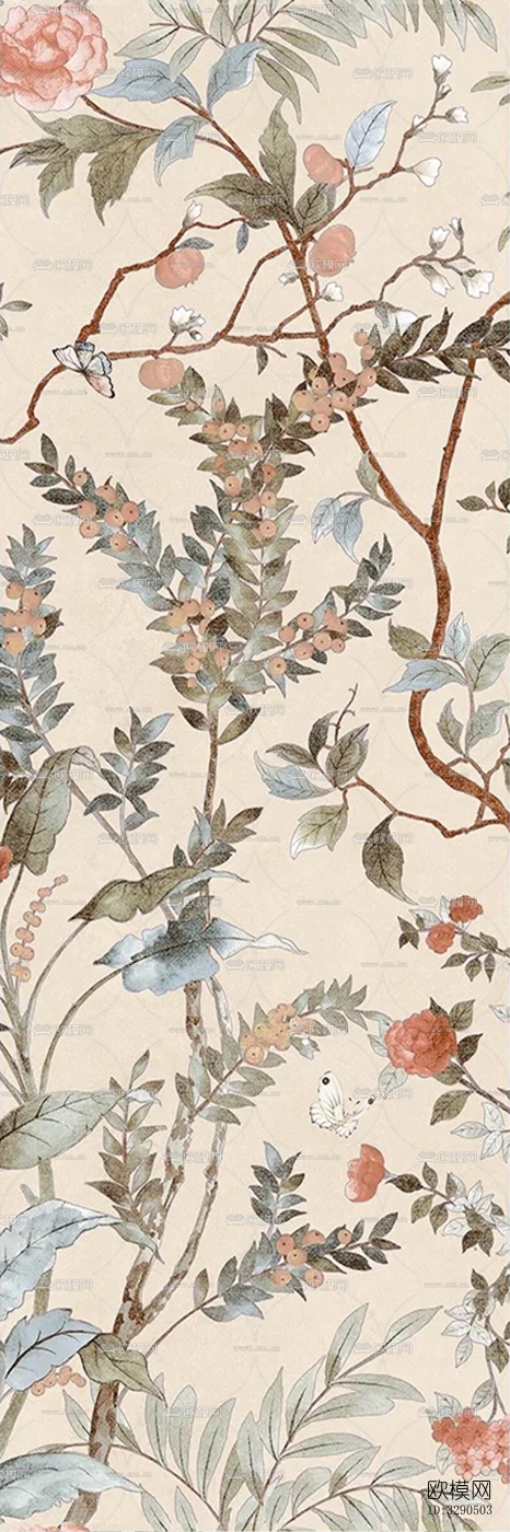 法式花砖连纹砖下载