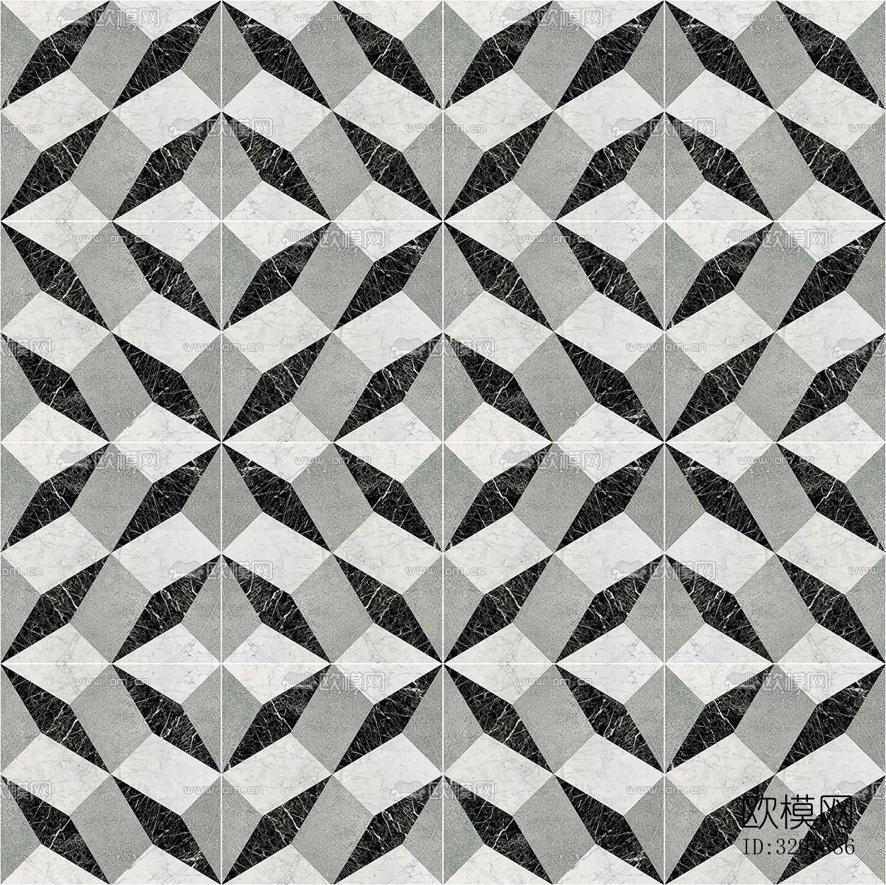 无缝现代白色大理石石材几何拼接拼花图案瓷砖地砖墙砖下载