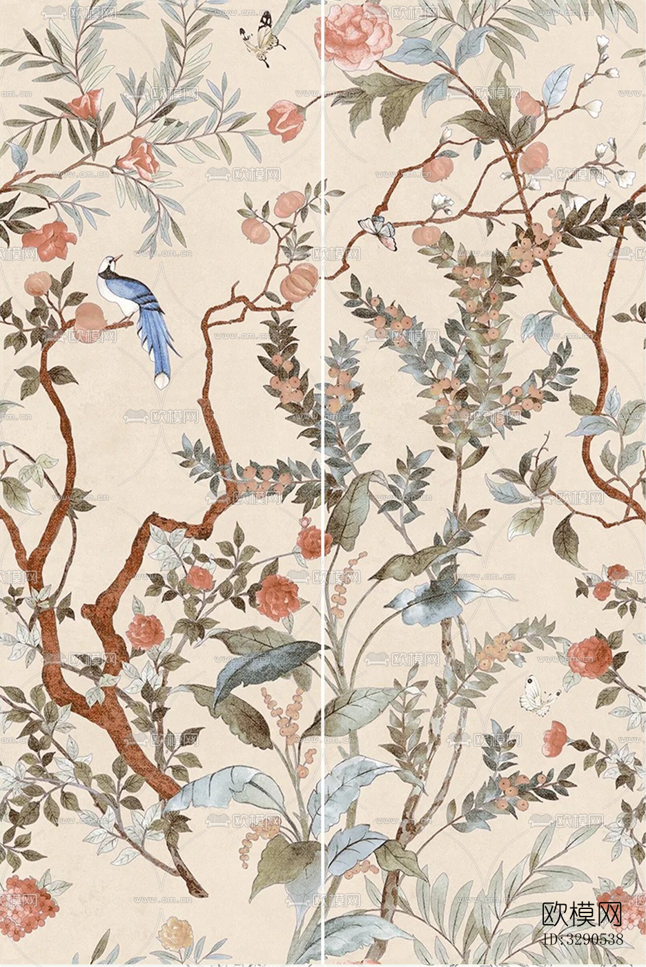 法式花砖连纹砖下载