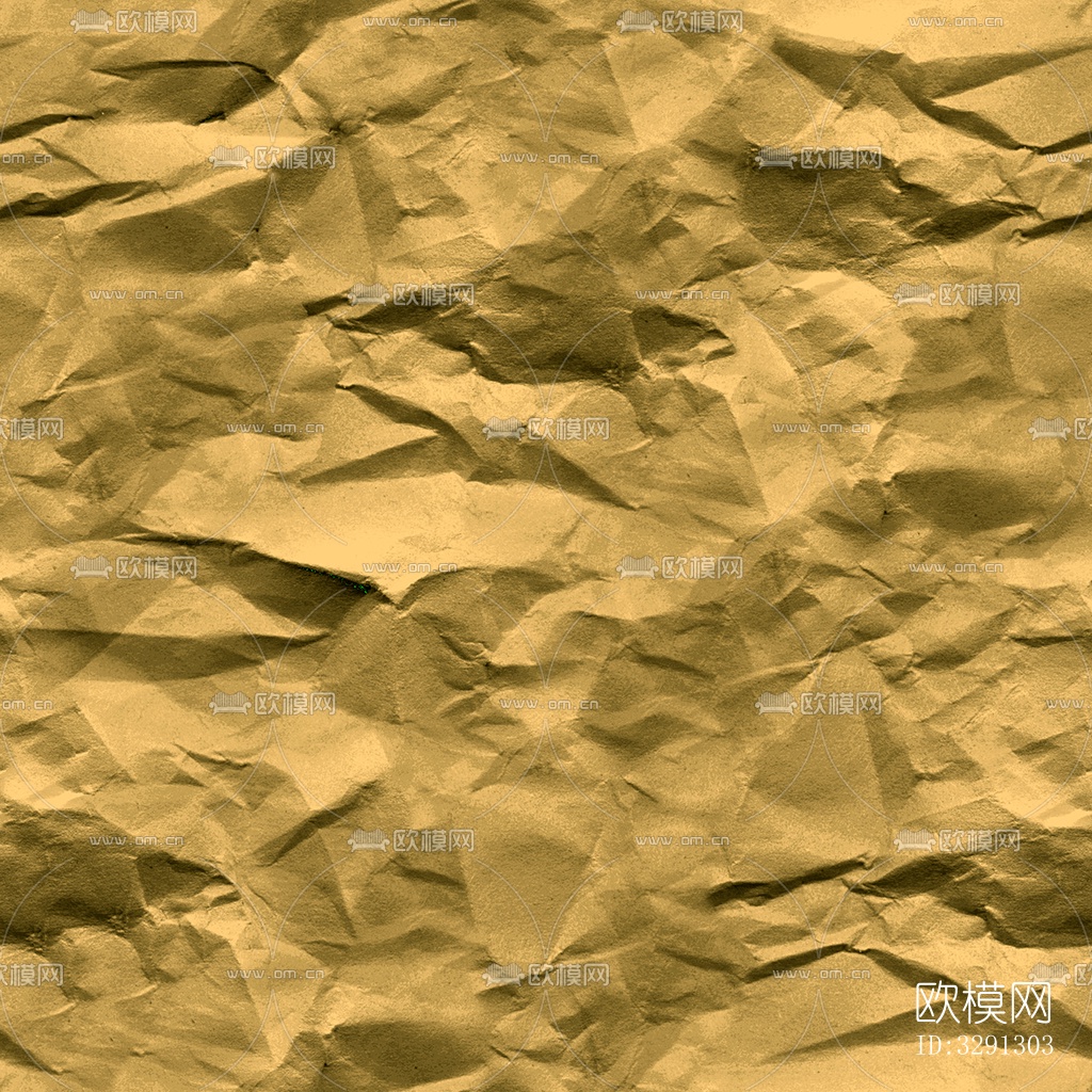 无缝黄色褶皱纹理牛皮纸张纸皮纸箱质感壁纸下载