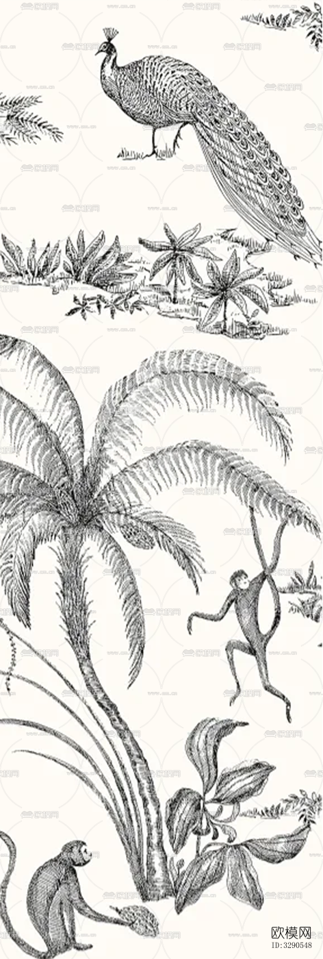 法式花砖连纹砖下载