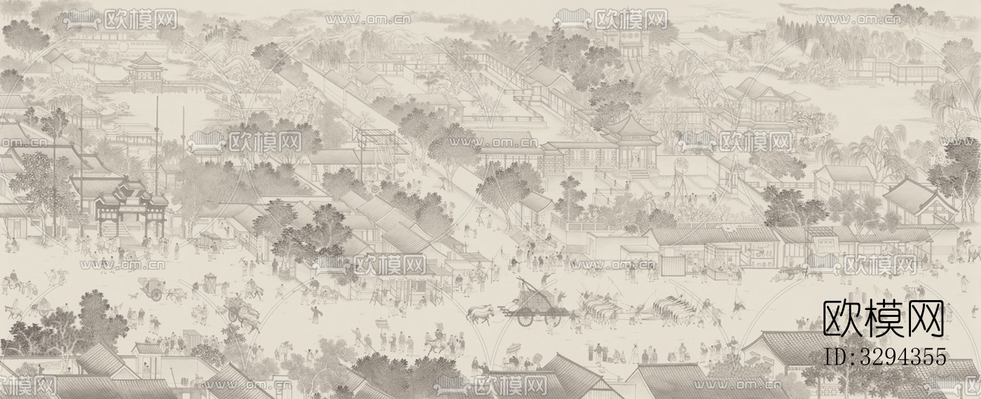 中式清明上河图下载