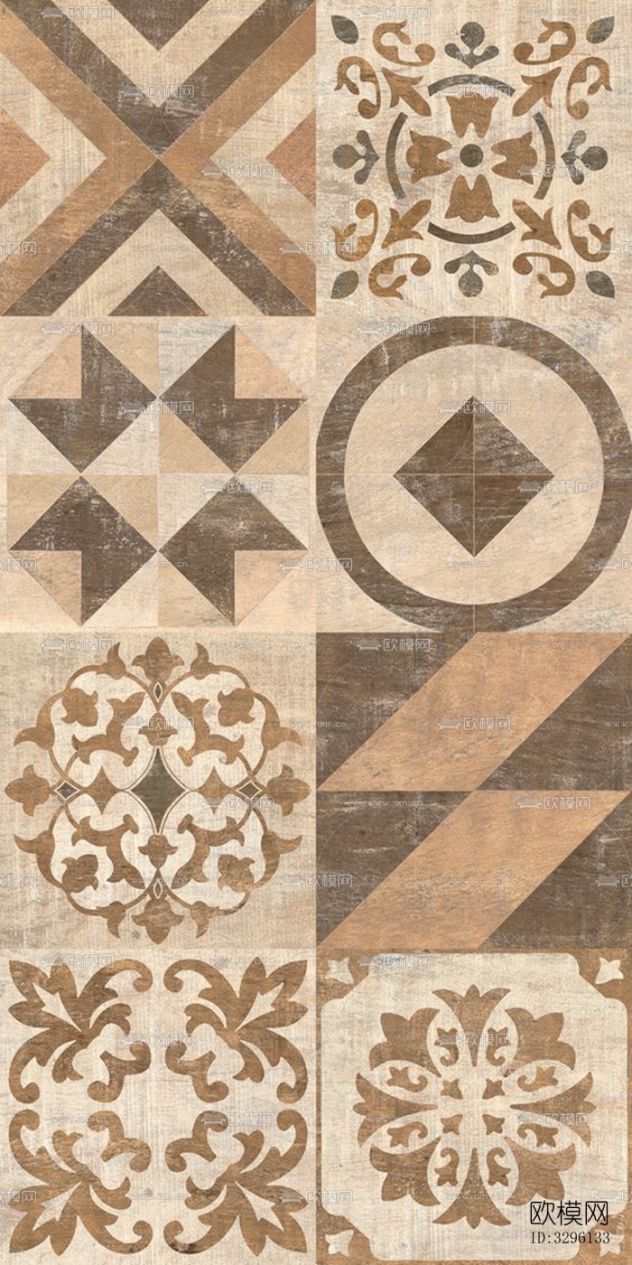 花纹瓷砖花砖贴图下载下载（渲染图8）