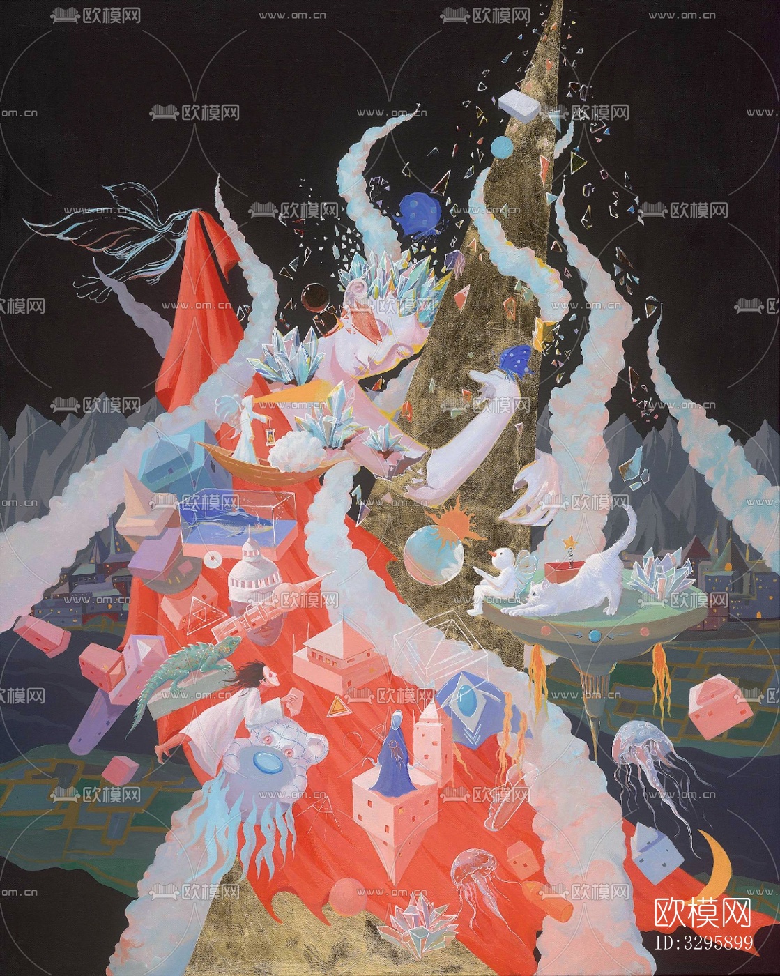 新中式艺术墙布墙纸下载