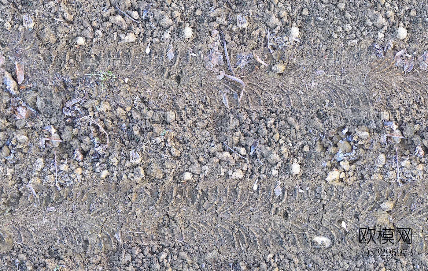 无缝沙土泥土道路地面下载