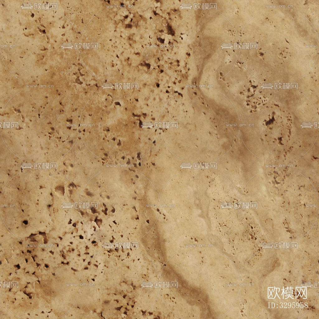 无缝黄色洞石大理石墙岩石材墙面下载