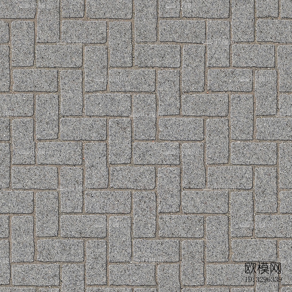 无缝人字纹拼花地砖人行道路地面广场铺贴下载