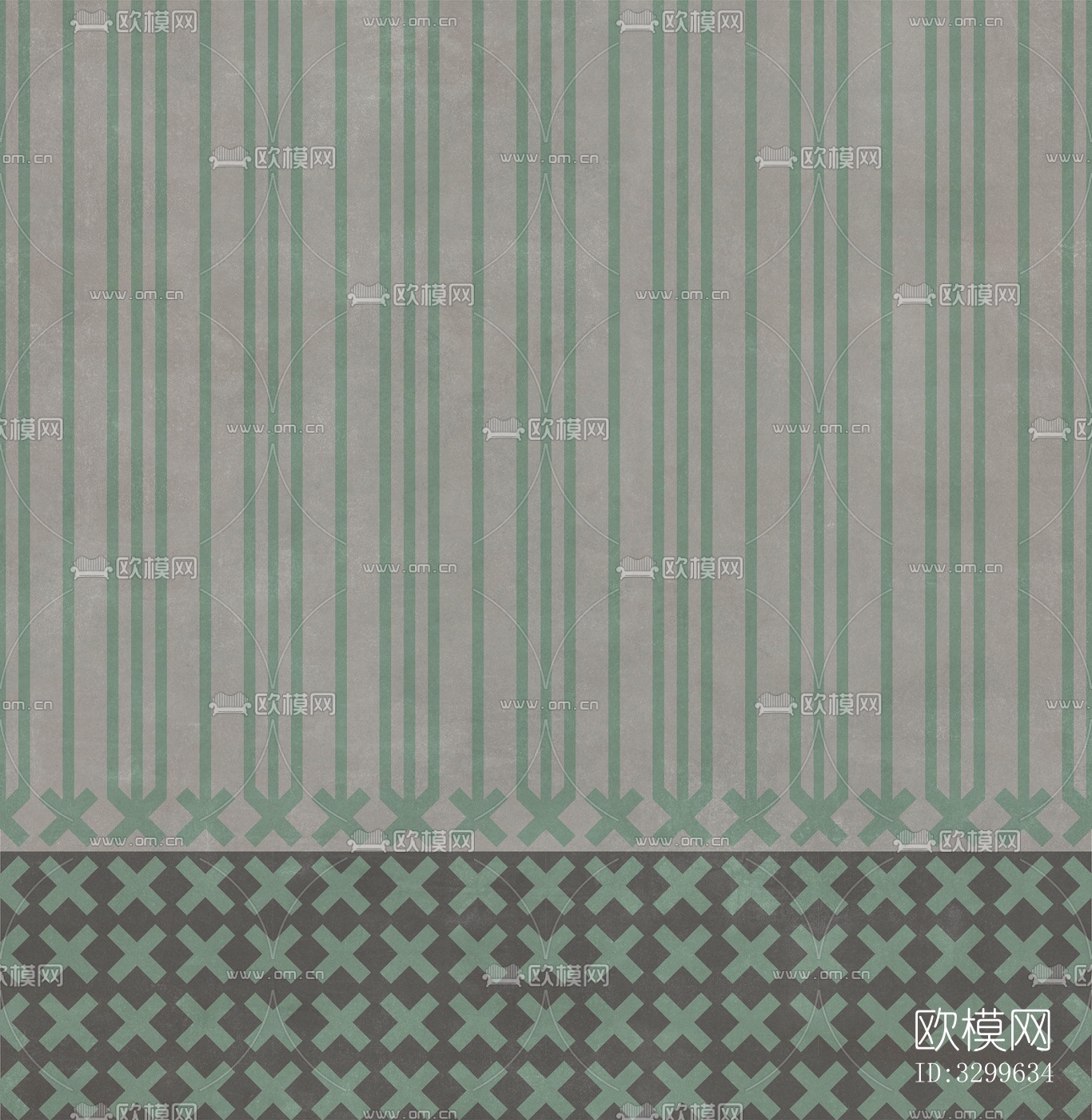 绿色几何壁纸下载