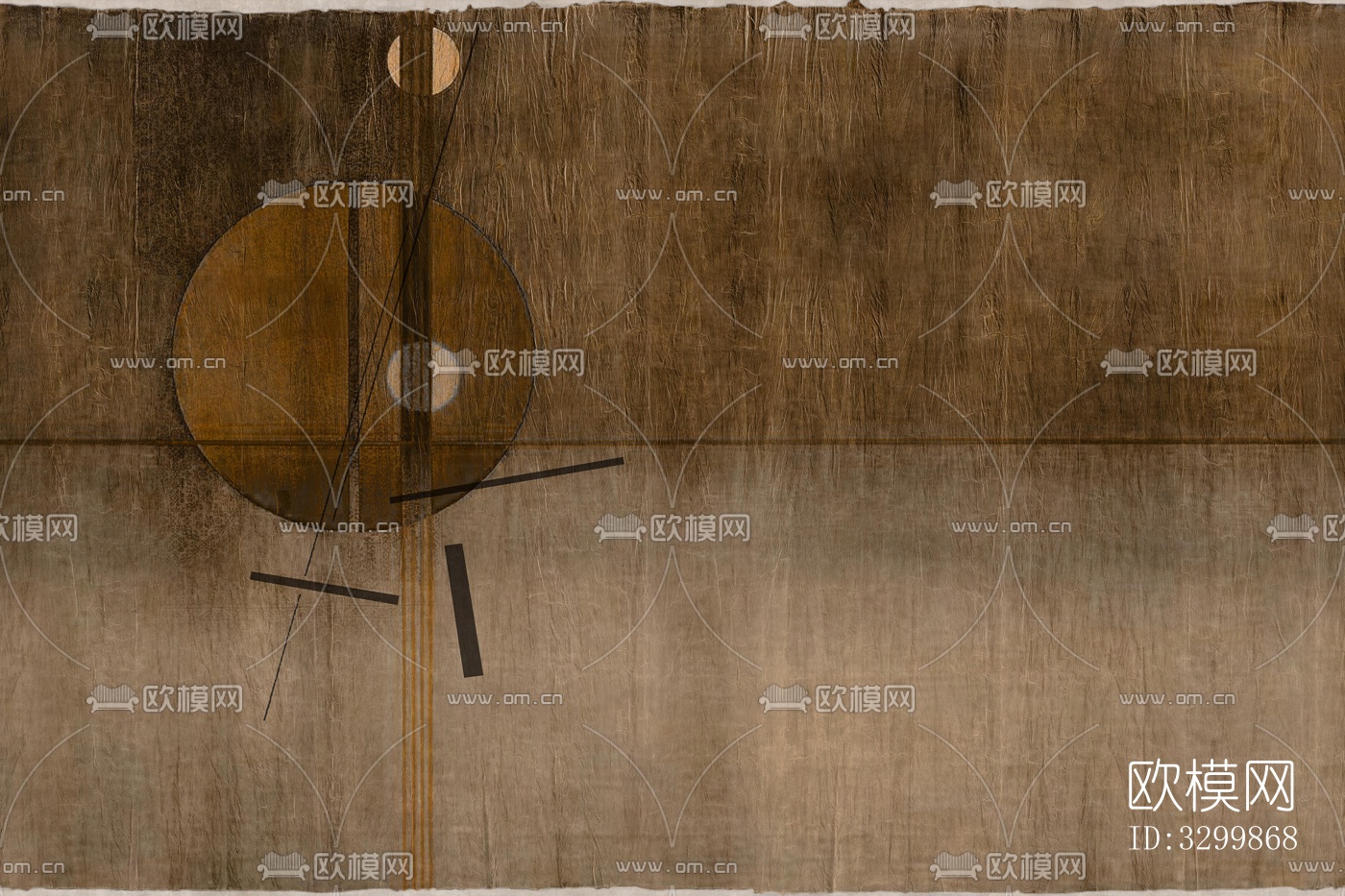 咖色几何渐变壁纸下载