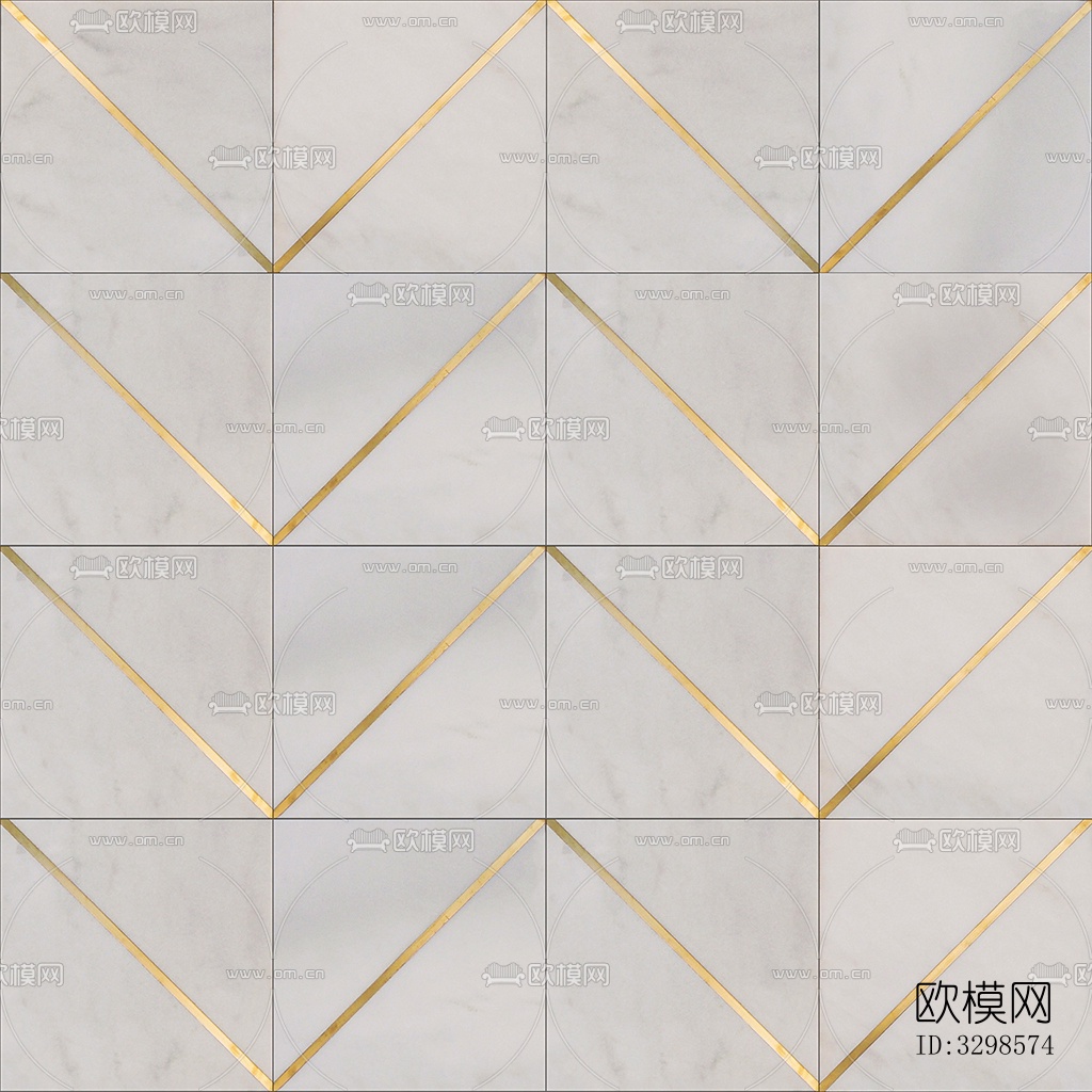 无缝现代白色大理石石材几何拼接拼花图案瓷砖地砖墙砖下载
