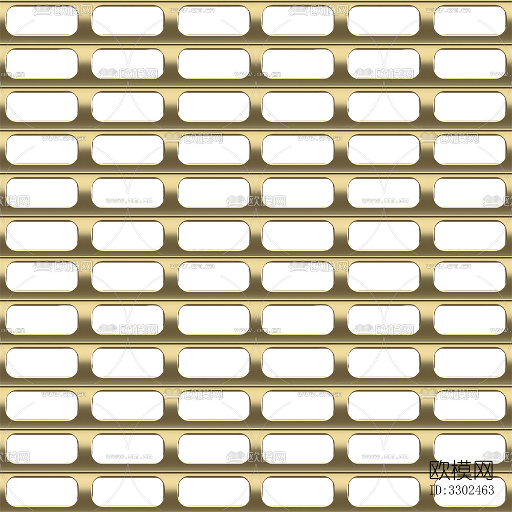 无缝免扣金色镂空冲孔板穿孔金属板铝板下载