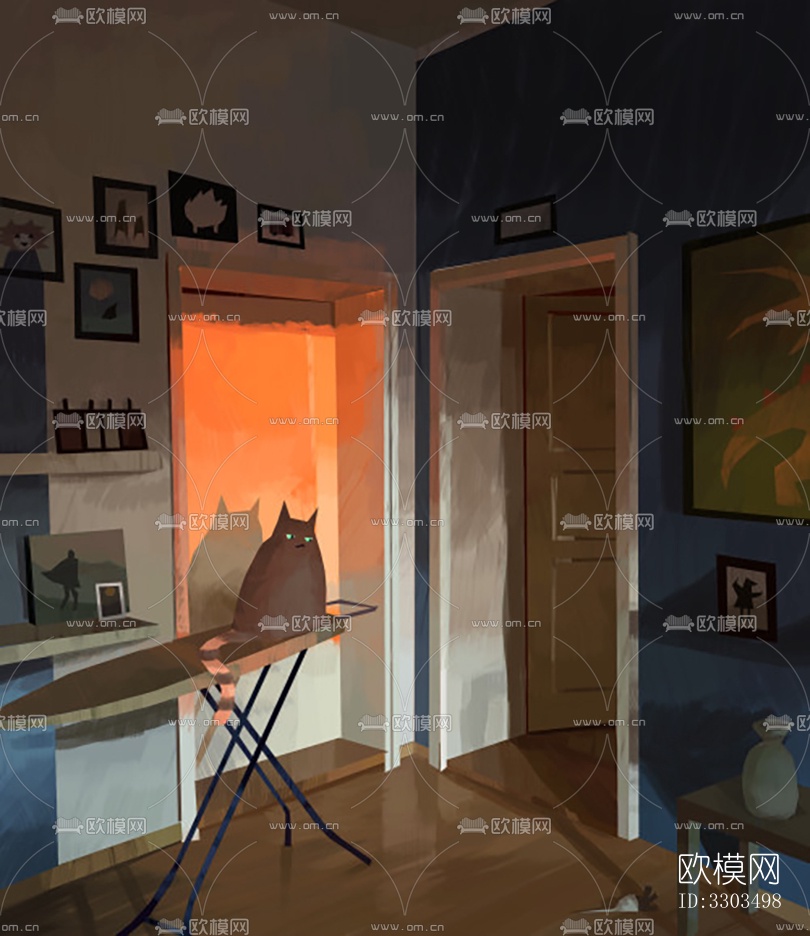 漫画风格装饰画下载