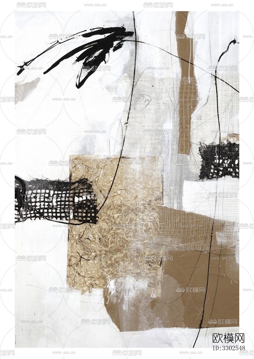 现代抽象装饰画下载