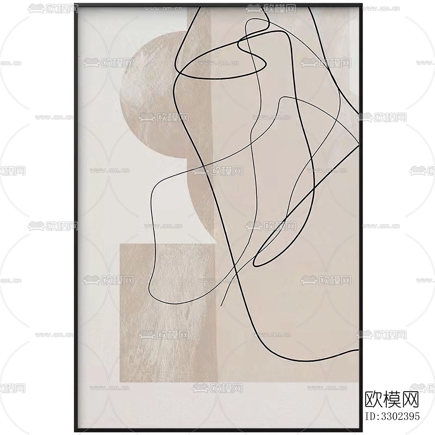 现代抽象装饰画下载