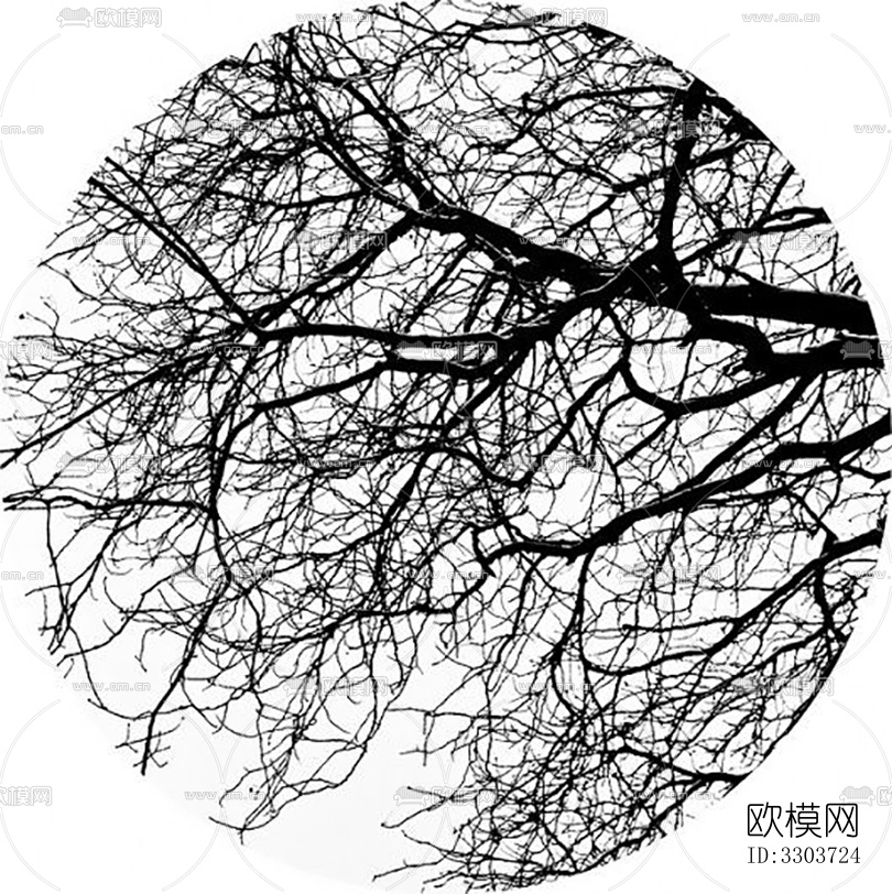 黑白风景装饰画下载