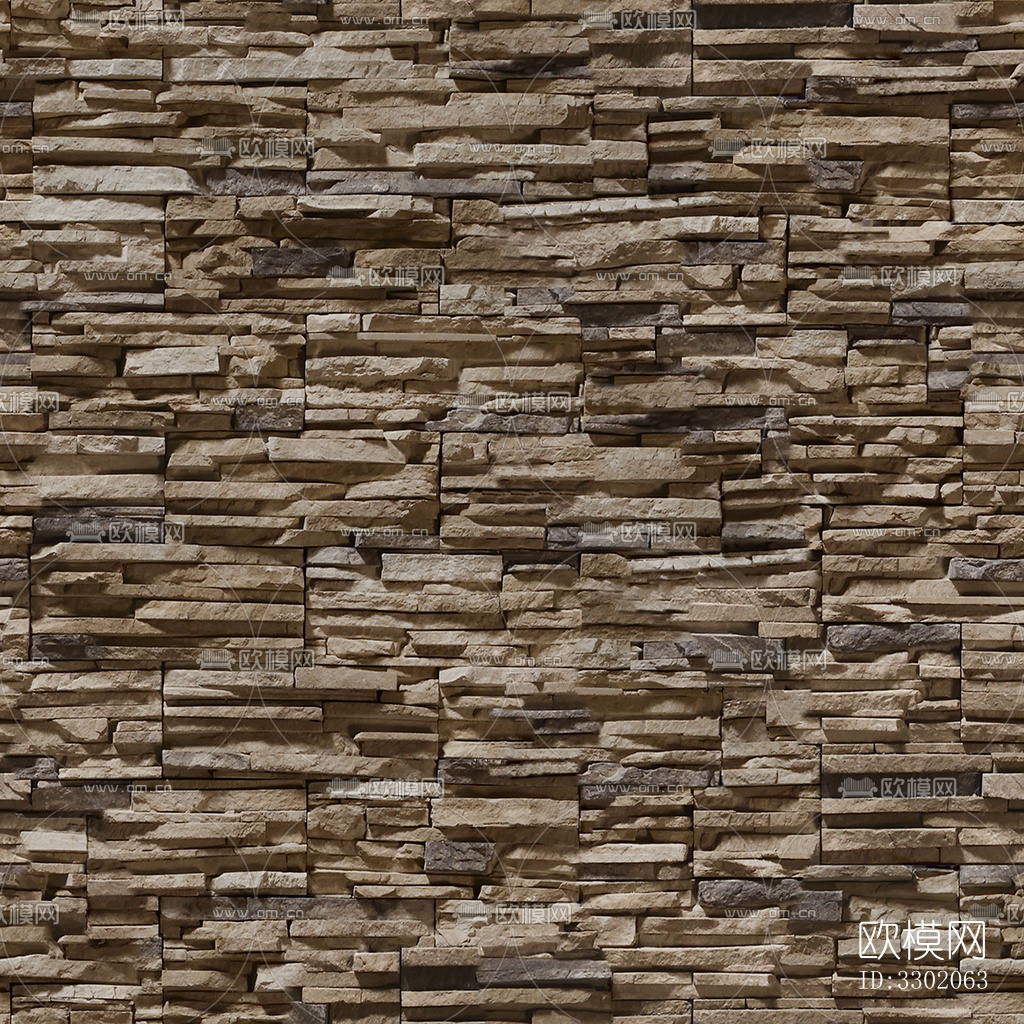 无缝室外建筑文化石岩石材拼花墙砖墙面地面下载