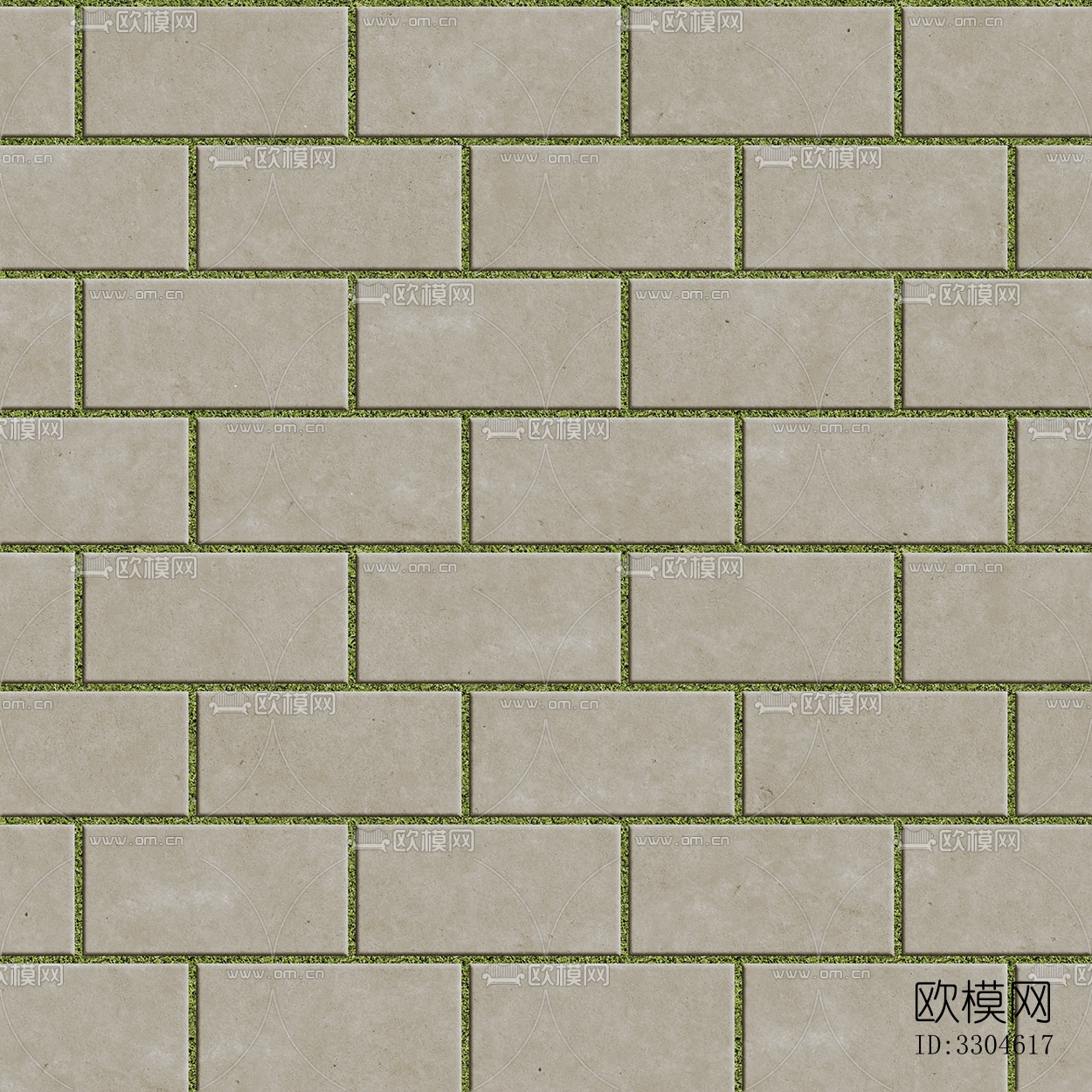 无缝公园透水砖草坪砖植草砖停车位铺装铺路下载