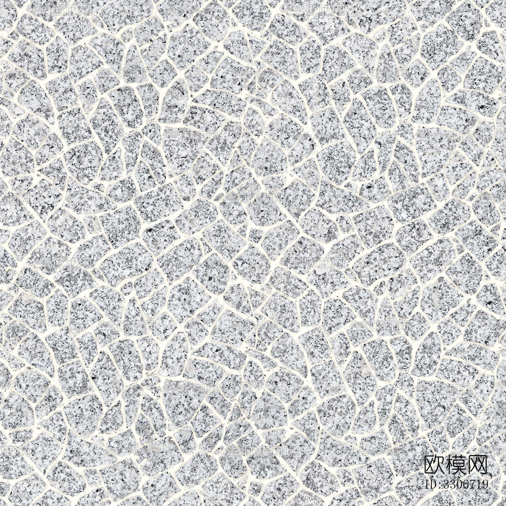 无缝灰色不规则拼花石板地砖人行道路地面广场铺贴下载