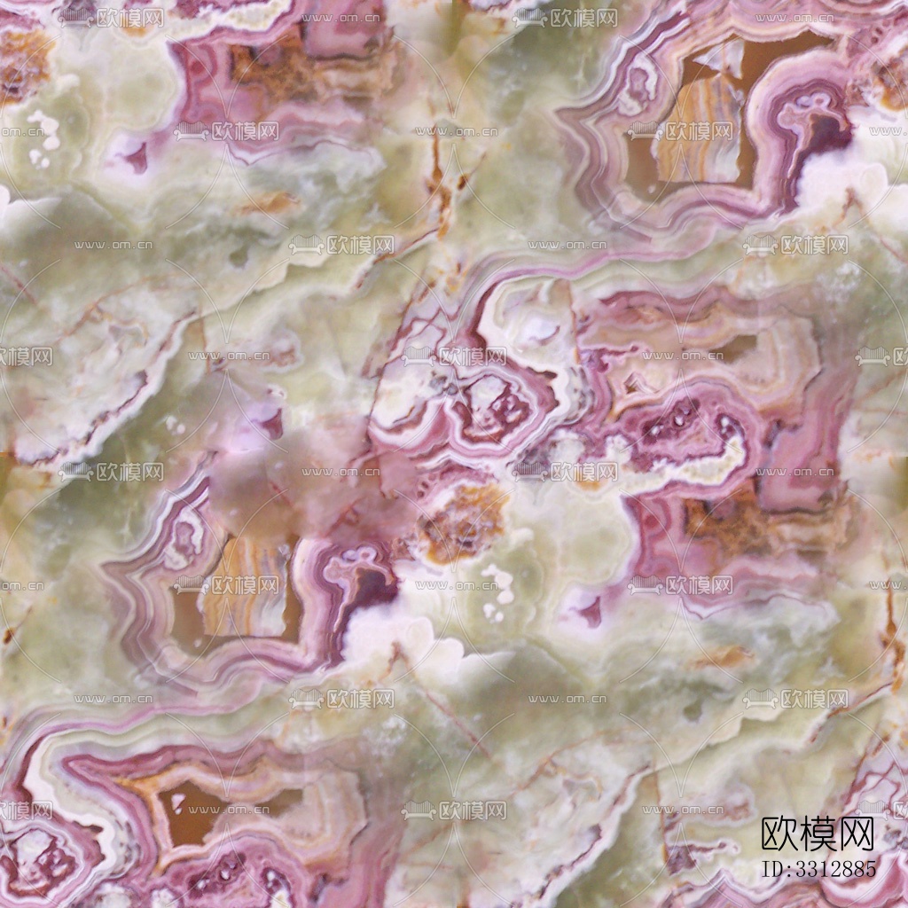 无缝七彩紫色玛瑙玉石大理石