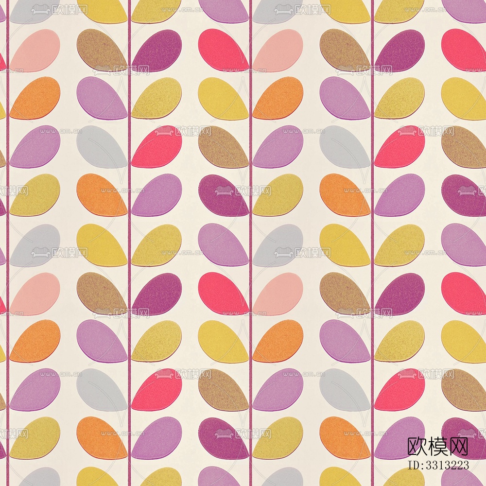 无缝现代儿童房彩色印花纹理图案壁纸壁布墙布下载