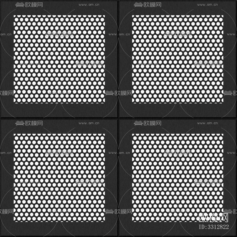无缝免扣黑色镂空金属网格编织网下载