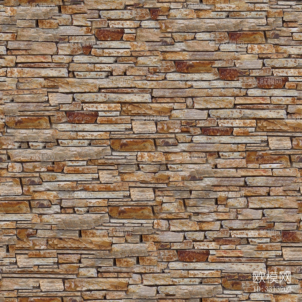 无缝室外建筑文化石岩石材拼花墙砖墙面地面下载