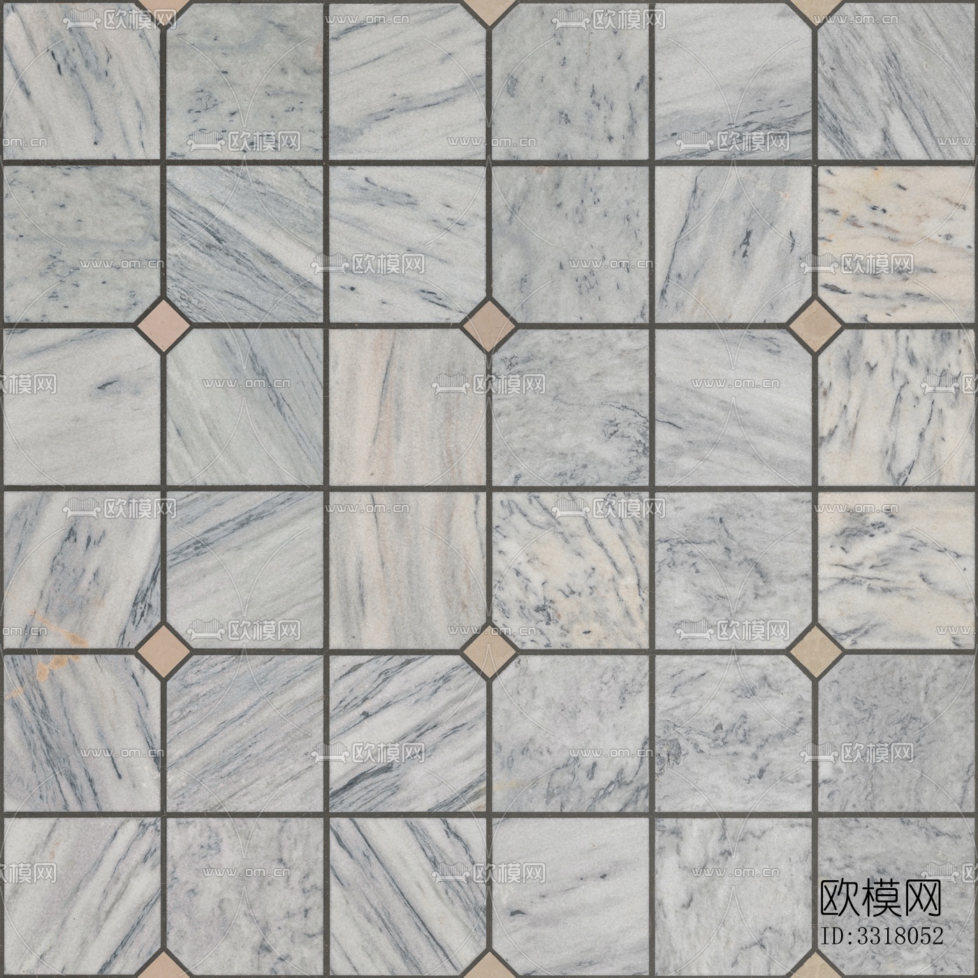 灰色大理石材拼花下载