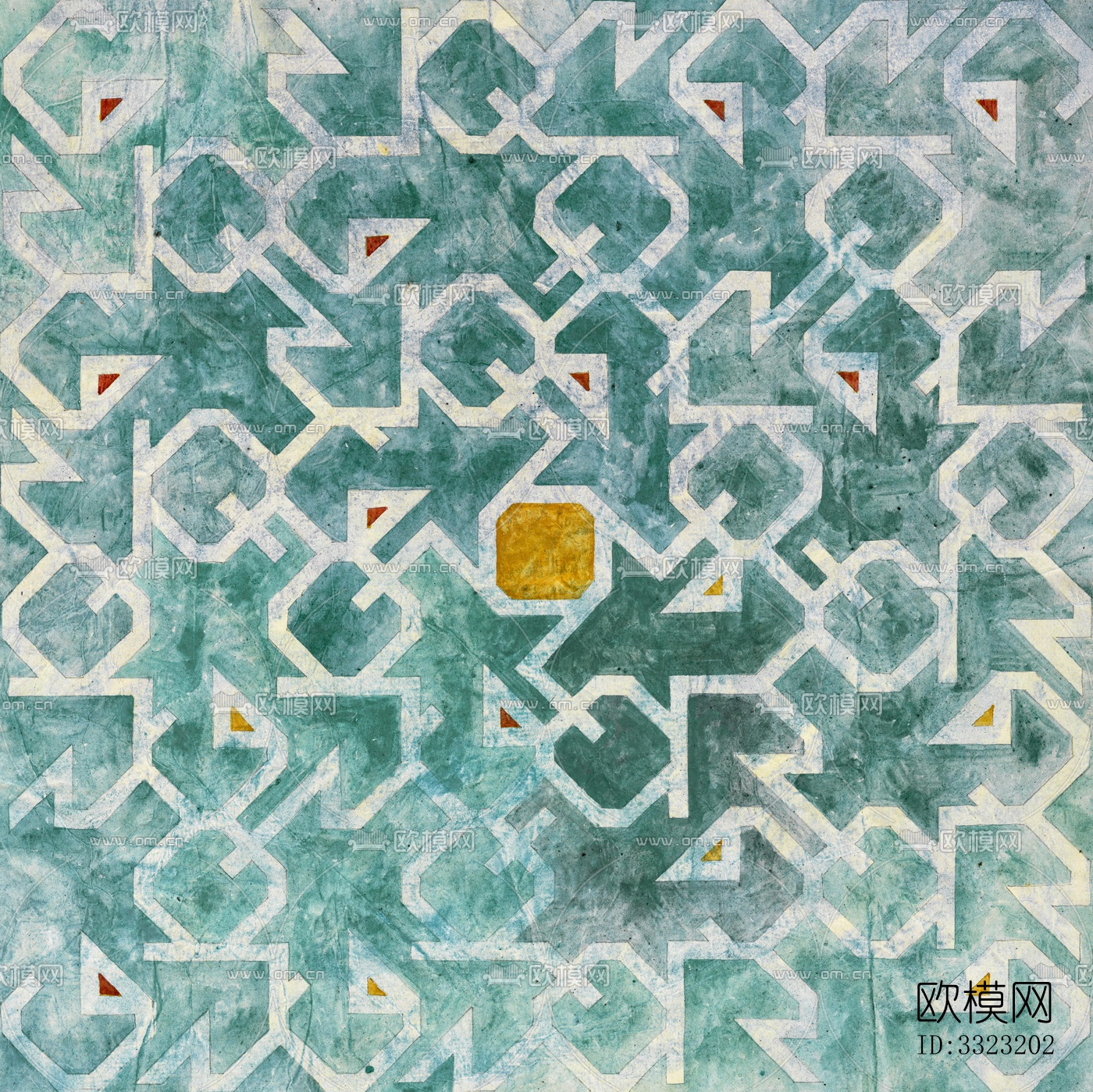 绿色几何壁纸下载