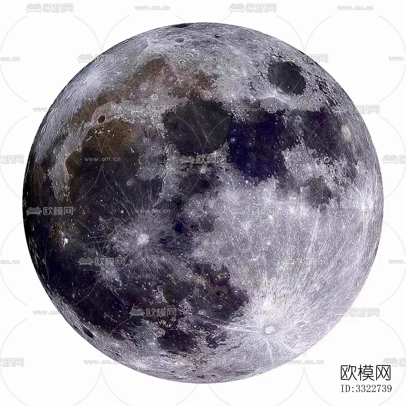 月球月亮灯贴图