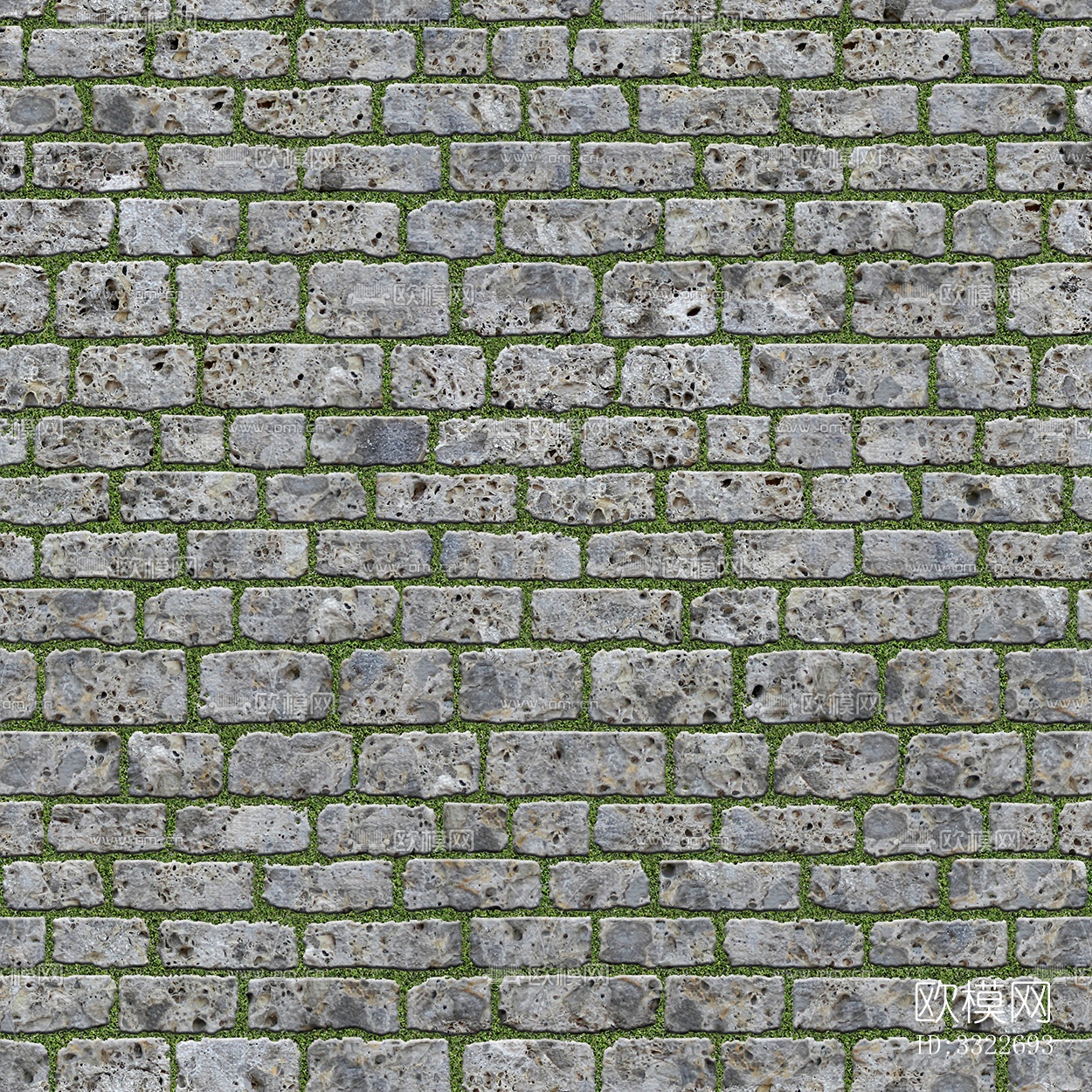 无缝公园透水砖草坪砖植草砖停车位铺装铺路下载