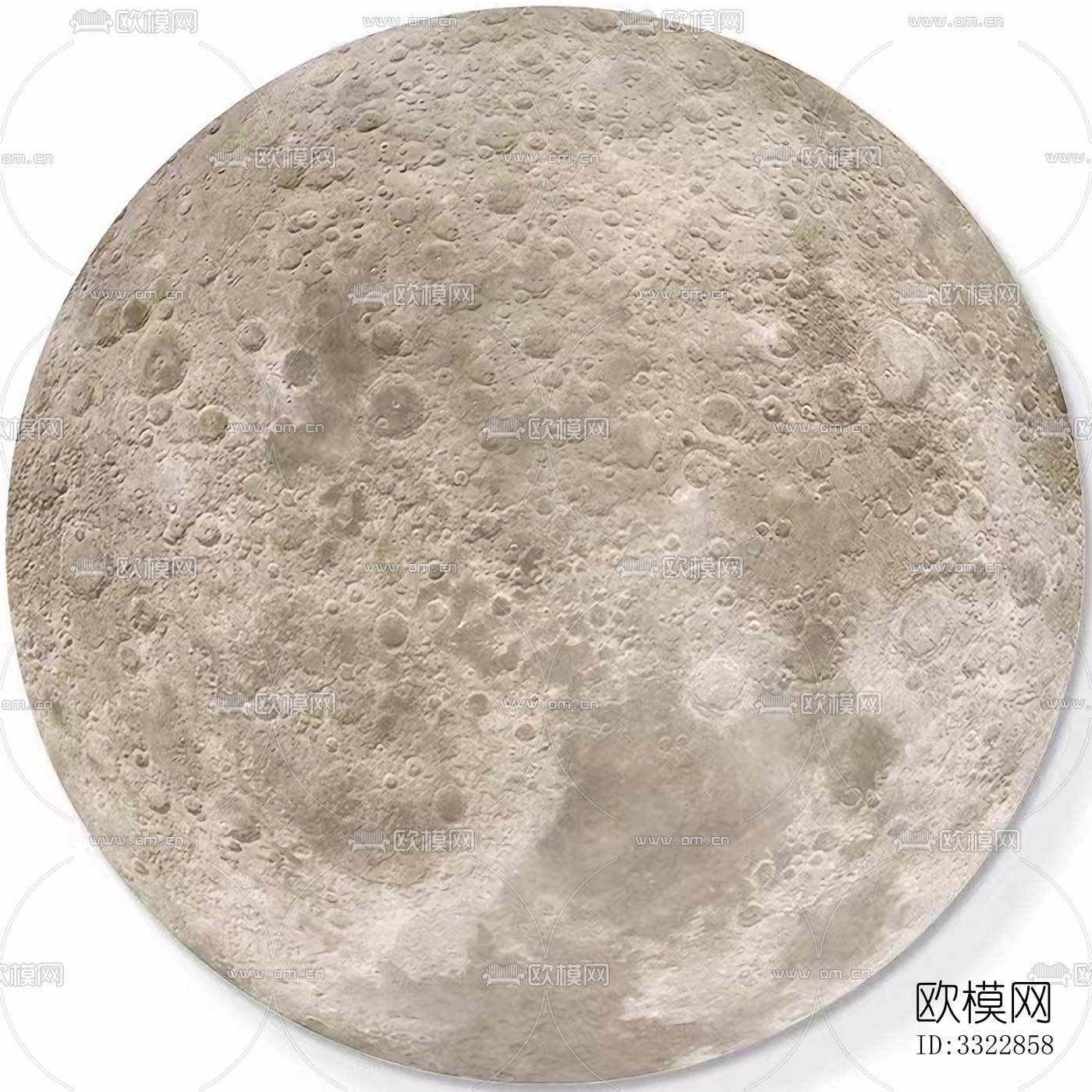 月球月亮灯贴图