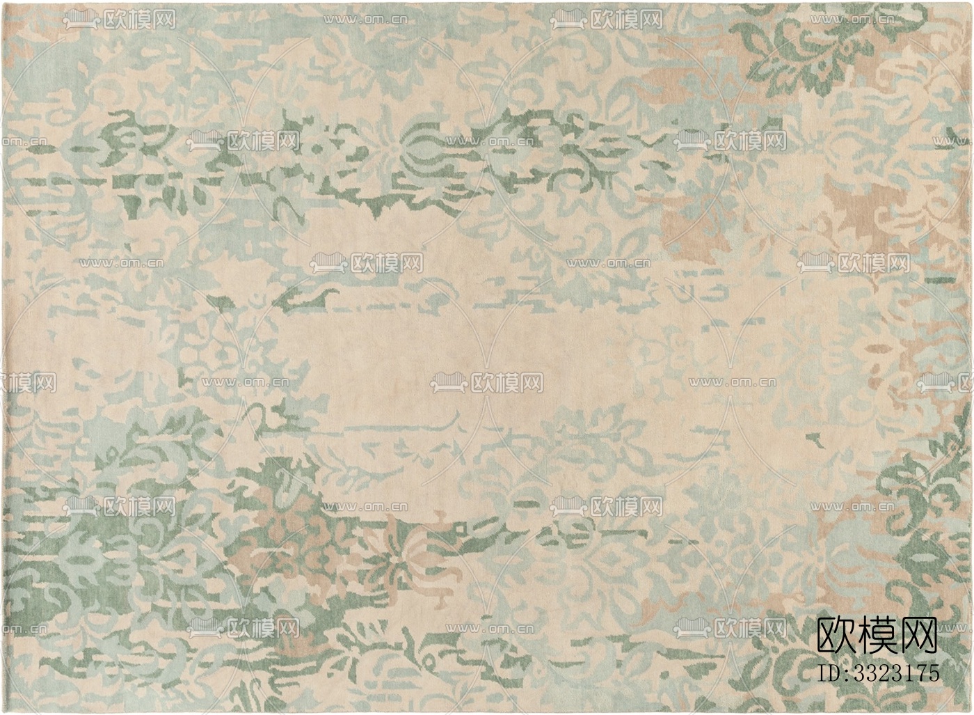 中式花纹地毯下载