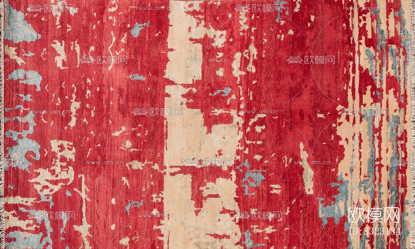 红色抽象地毯下载