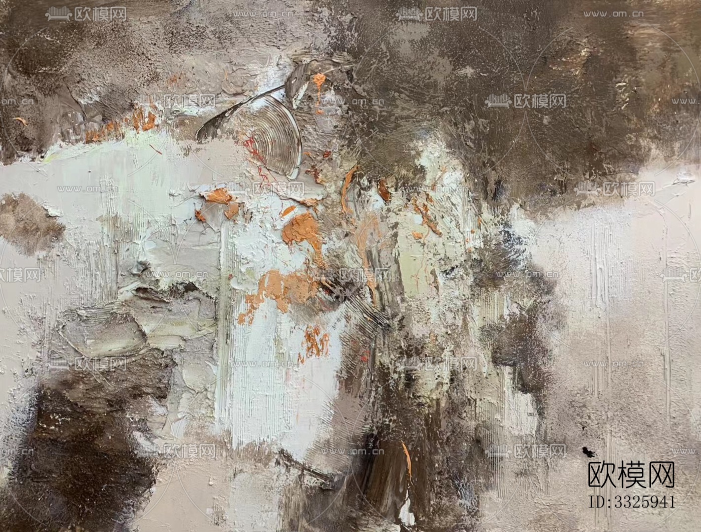 奶油侘寂风装饰画下载