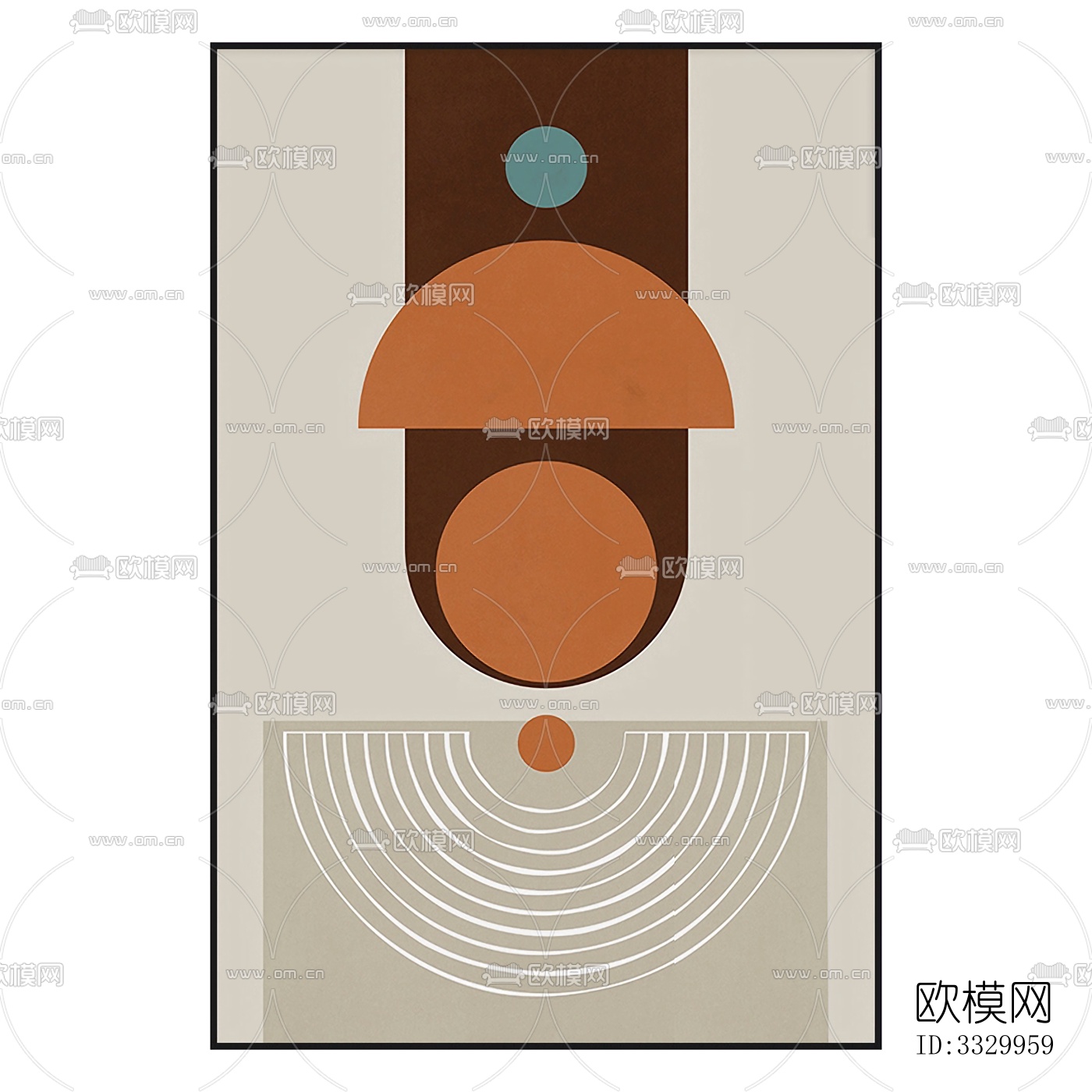 现代抽象艺术装饰画下载