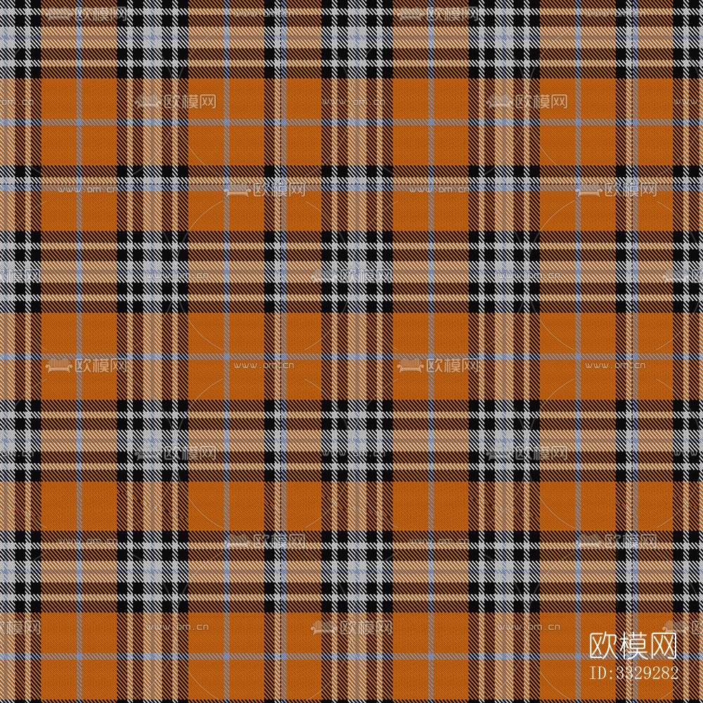 无缝橙色格子布条纹布纹布料壁布墙布沙发布面料下载