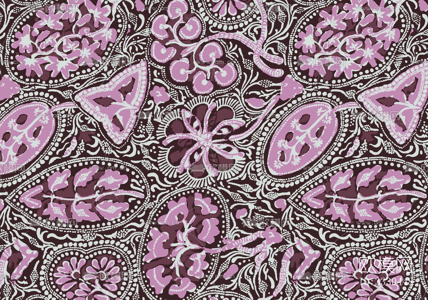 紫色花纹壁纸下载