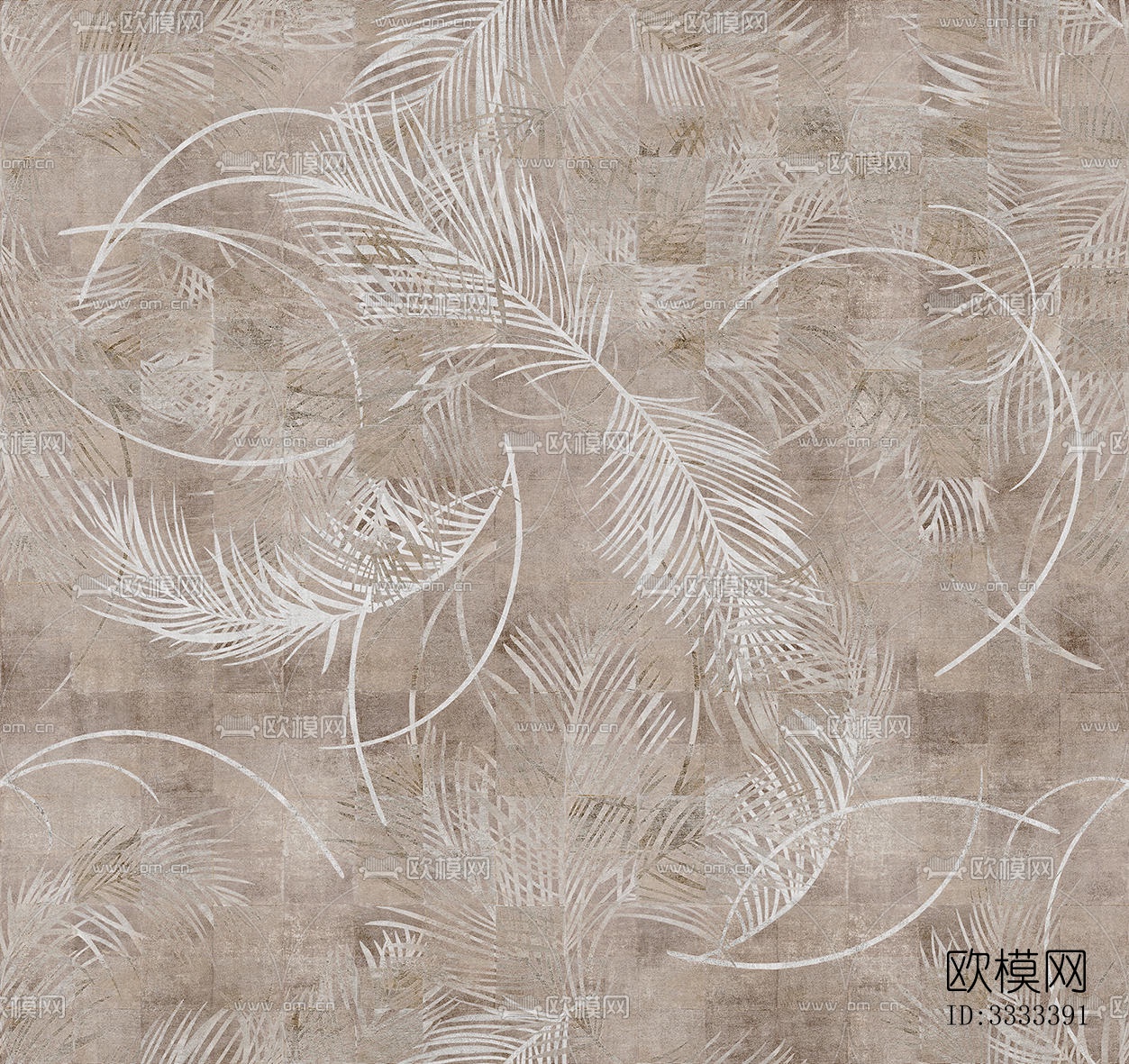 棕咖植物壁纸下载