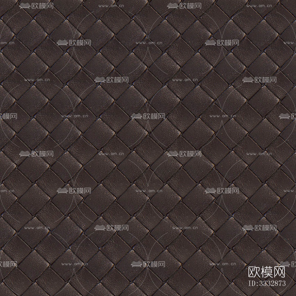 无缝黑褐色编织皮革下载