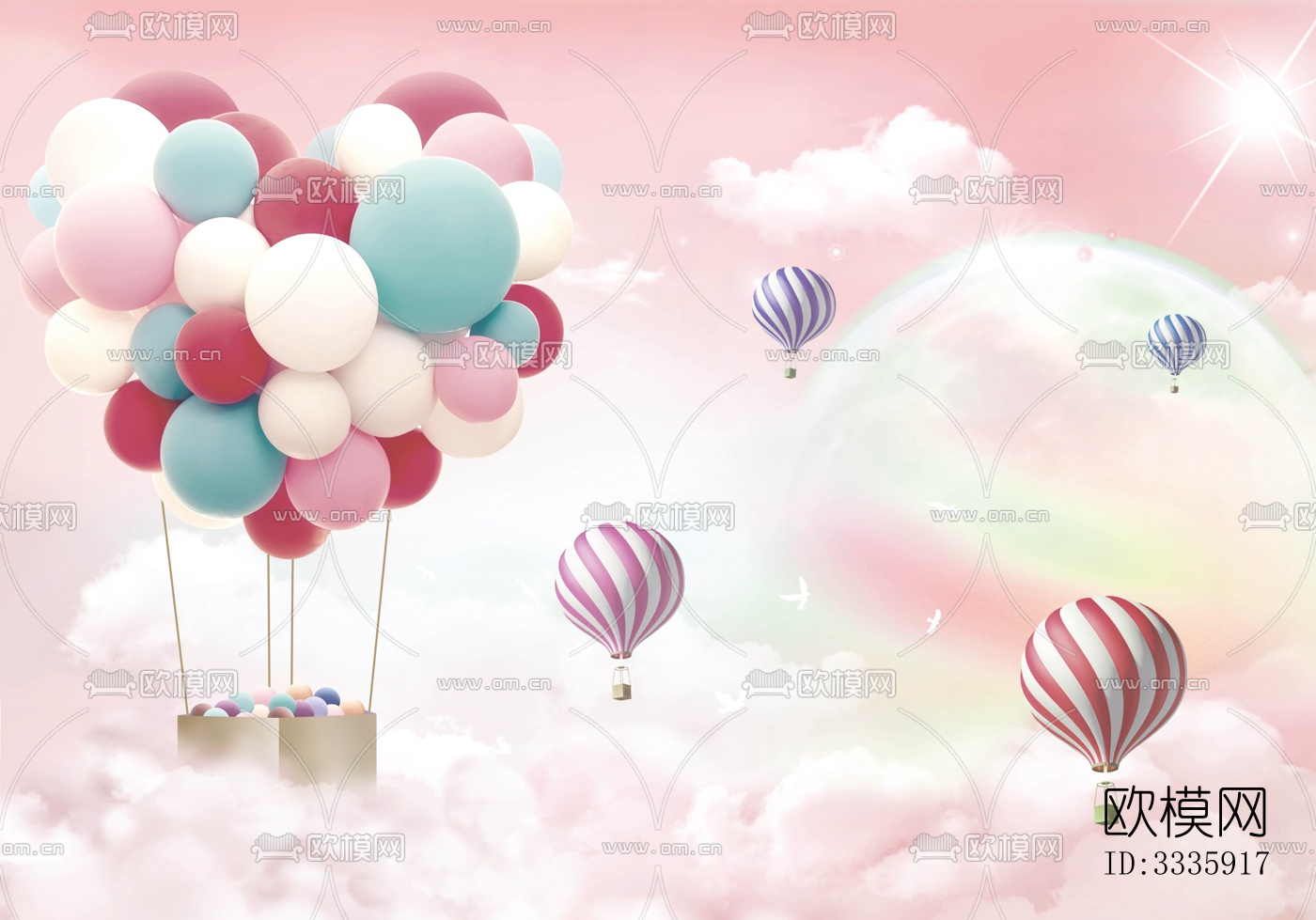 儿童房壁画下载