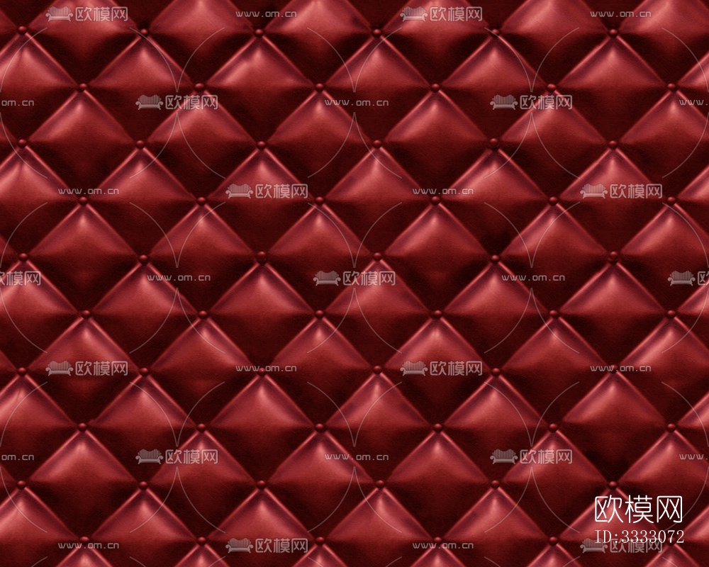 无缝红色床头靠背景墙沙发卡座垫拉扣软包皮革下载